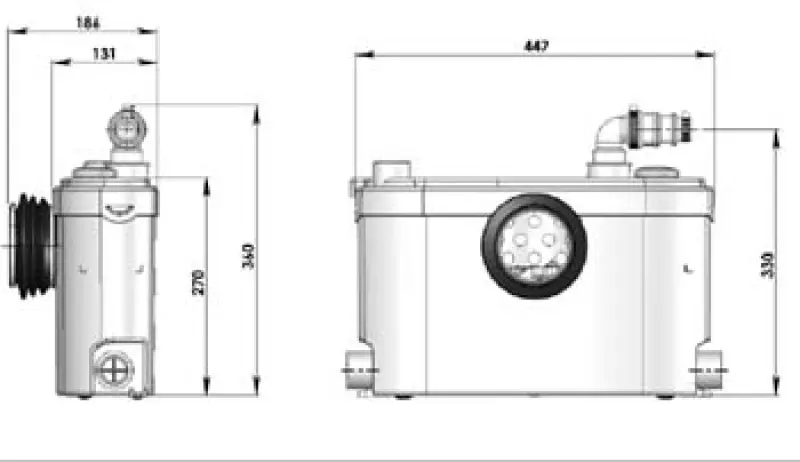 Sfa Sanibroyeur faecalienvernietiger sanislim wit 005044