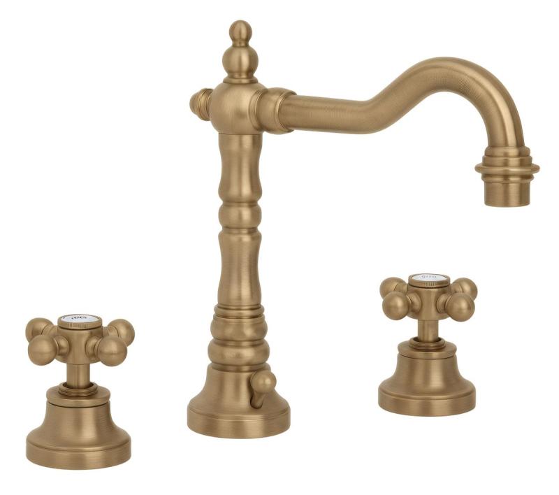 Wastafelkraan 3-gats nostalgisch Brons V2060BR