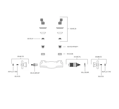 Huber Croisette Douchethermostaat Chroom CST0101021