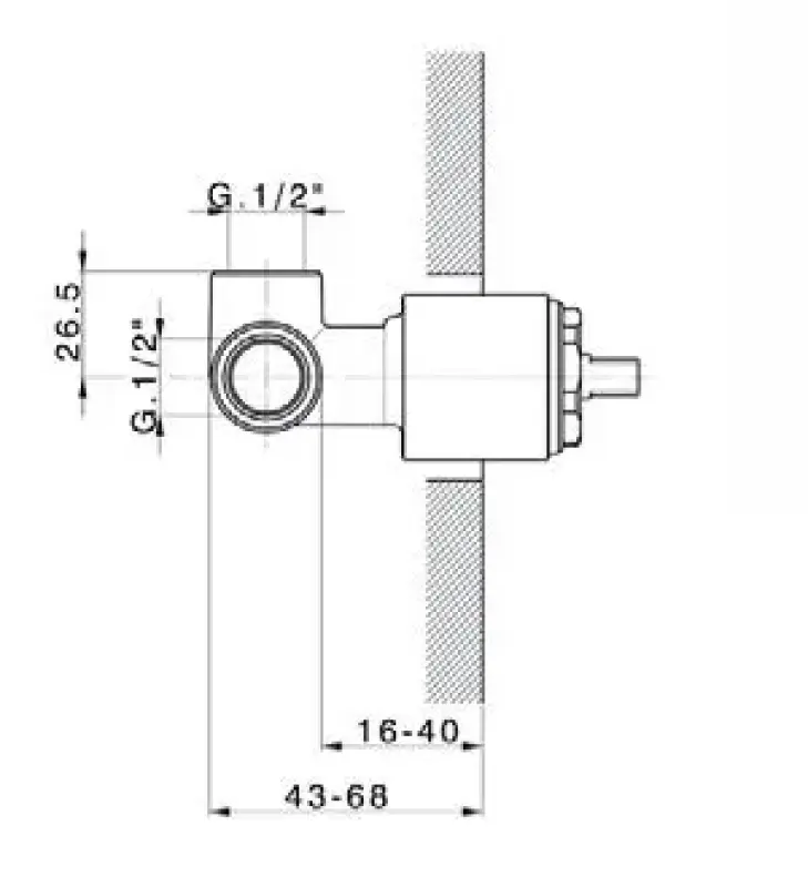 Cisal inbouwdeel mengkraan ZA00530004