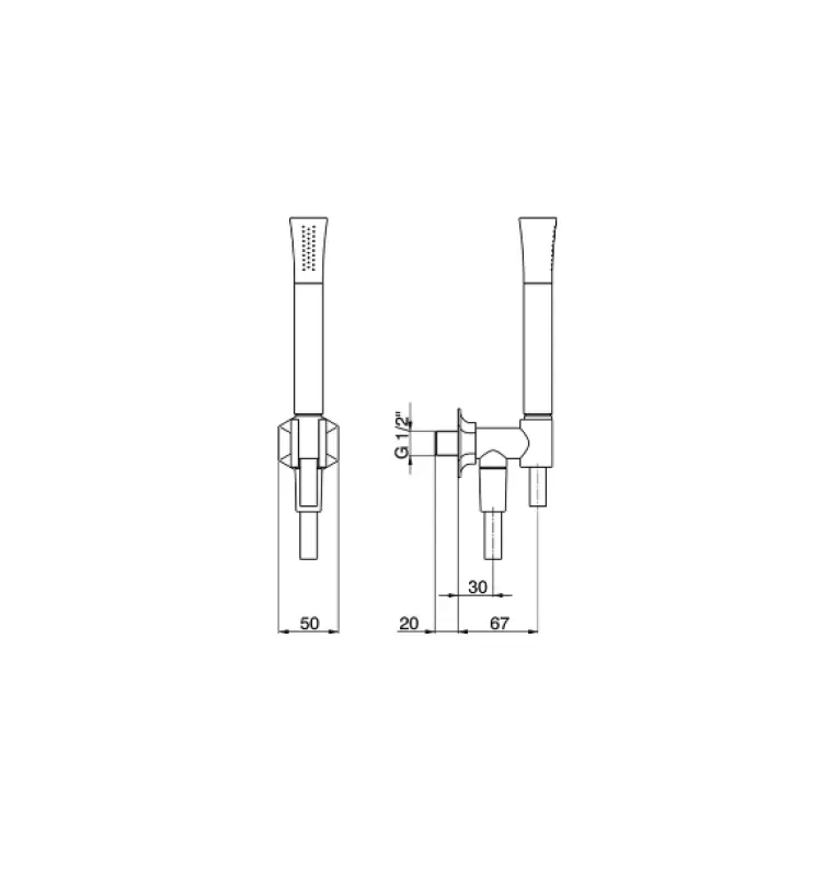 Cisal Cherie handdouche Goud CE00303024
