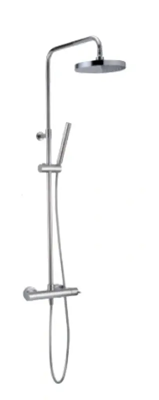 Huber Tratto Douchekolom met thermostaat chroom TVC8201021