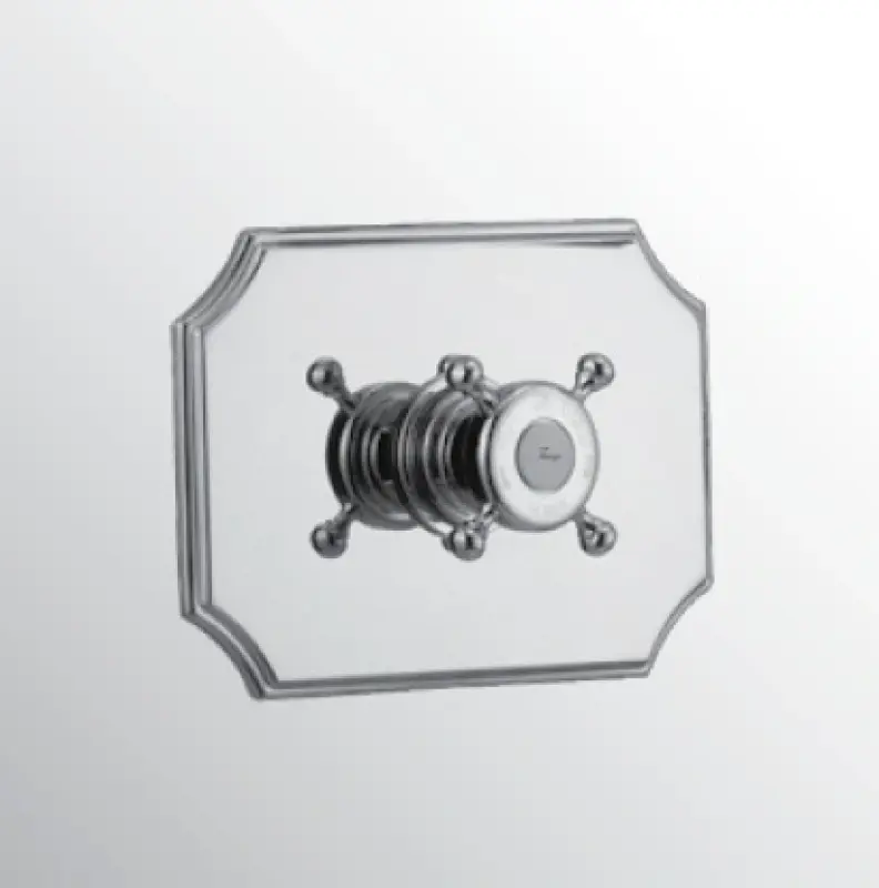 Huber Victorian inbouw thermostaatkraan Chroom/Goud 1154959562