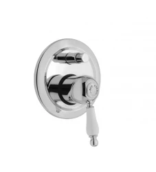 Huber Croisette Inbouw Bad/douchemengkraan Chroom/Goud CM0021007G