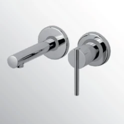 Huber Tratto inbouw wastafelkraan chroom TT.002510.21