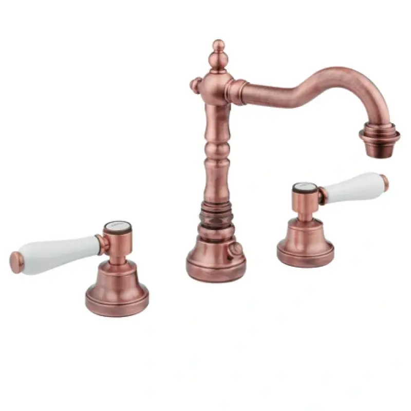 Wastafelkraan 3-gats Nostalgisch Chroom V2160CR