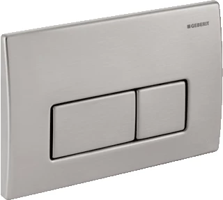 Geberit Kappa bedieningsplaat tweeknops
 roestvaststaal (rvs) 115258001