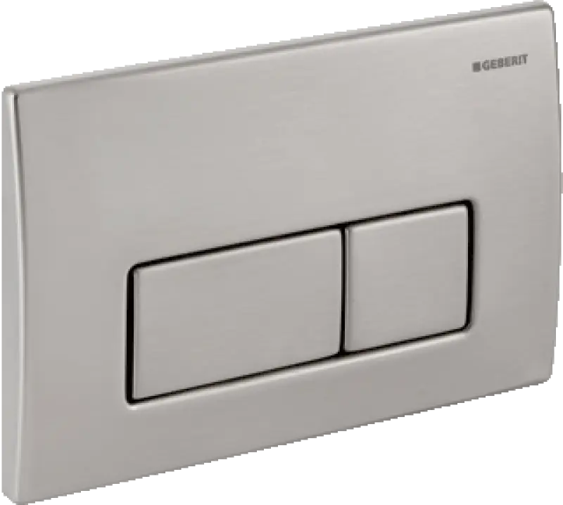 Geberit Kappa bedieningsplaat tweeknops
 roestvaststaal (rvs) 115258001