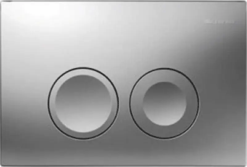 Geberit Delta bedieningsplaat tweeknops
 mat-chroom 115125461
