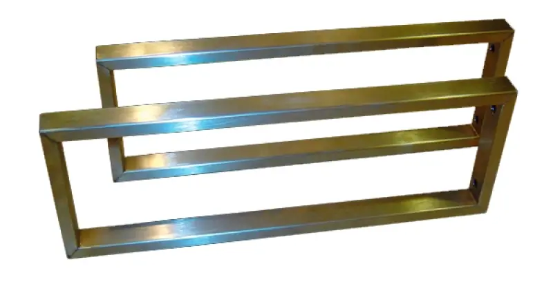 Blusani Basalt Stone RVS wastafel ophang beugel (set) BB9999