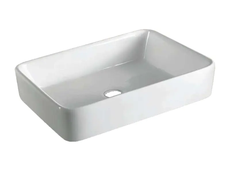 Blusani Cera Square wastafel 60x40 cm wit BCS01103