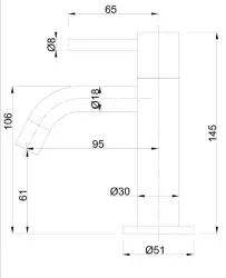 Blusani Fonteinkraan chroom BF401107