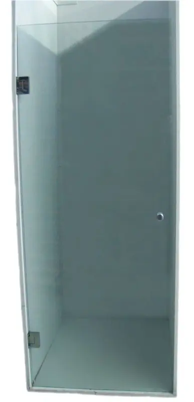 Blusani Swing douchedeur 70x200 voor nis of korte vaste wand helder glas BS49070