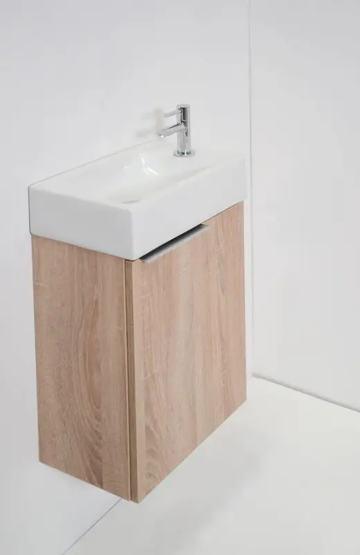 Blusani Flow fonteinmeubel greep eiken 40cm 1 krg 1 deur BMF04031