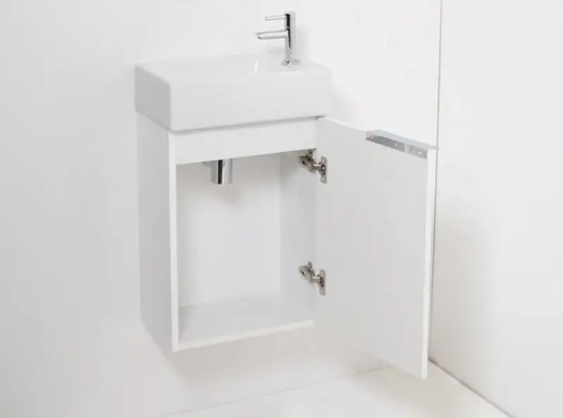 Blusani Flow fonteinmeubel greep hoogglans antraciet 40cm 1 krg 1 deur BMF04003