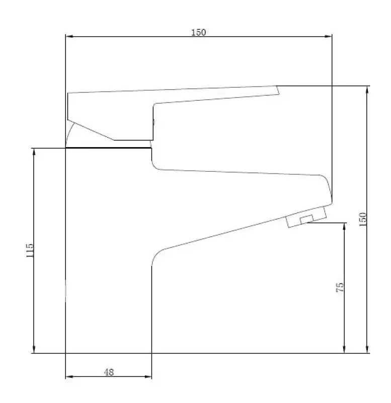 Blusani Smart wastafelkraan chroom BM19101