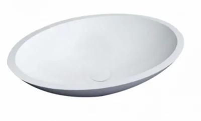 Solid S Loupi opzet ovale waskom 52x38cm mat wit BS301153