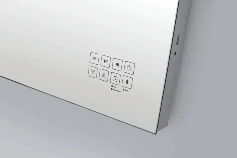 Stern Spiegel Bluethooth 80cm met LED verlichting 3910