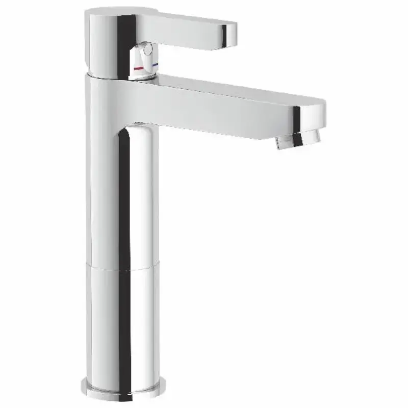 Rubio Veneto hoge wastafelkraan 223 met waste chroom R206503E21