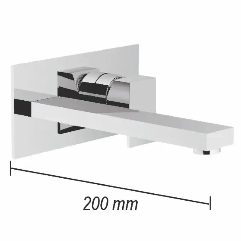 Rubio Piazza inbouw wastafelkraan chroom R204521L21