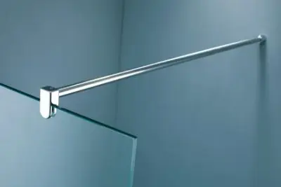 Stern Inloopdouche 60x200 cm zilver helder glas ST4068