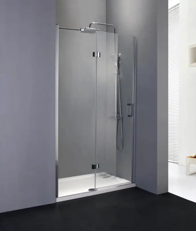 Stern Douchedeur Alu Tweedelig 90x200 cm zilver helder glas ST40901