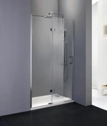 Stern Douchedeur Alu Tweedelig 100x200 cm zilver helder glas ST41001