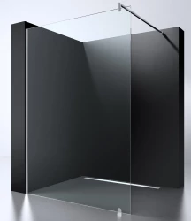 Blusani Minimal klikwand 30cm helder glas met antikalk 38BS75200