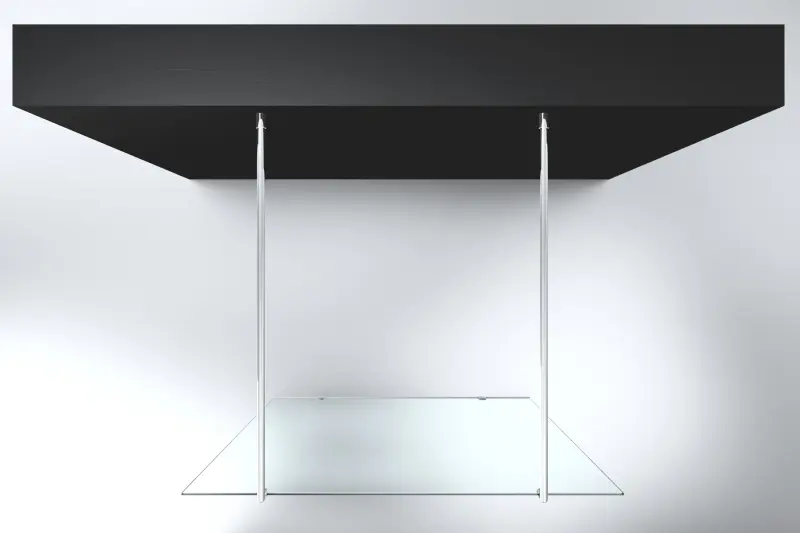 Best-Design Erico vrijstaande wand 120x200cm NANO glas 8mm 3875220