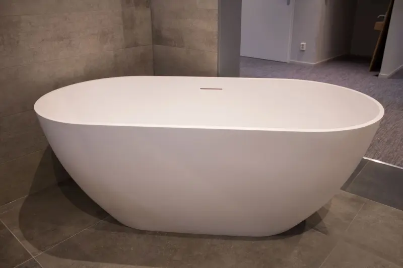 Riho Bilbao vrijstaand bad 150x75 solid surface wit BS12