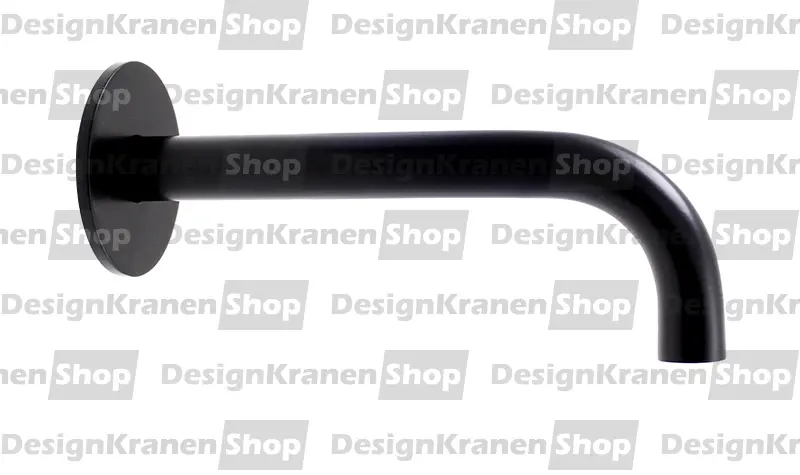 Waterevolution Flow bad uitloop mat zwart 15cm T167115PR