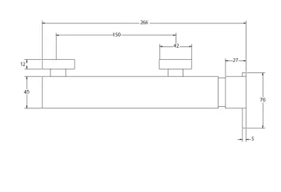 Waterevolution S22 douchemengkraan met handdoucheset opbouw RVS T440IE