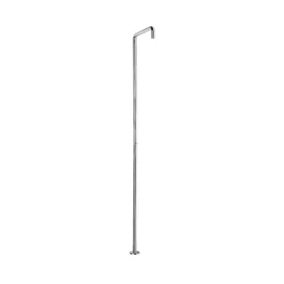 Waterevolution Flow zwembad douche douchezuil enkel koud water RVS geborsteld T145IE
