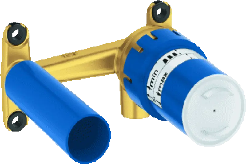 Grohe Eurodisc inbouwdeel
 2-gats wastafelkraan
 blauw 23429000