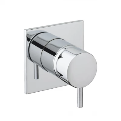 Waterevolution Flow inbouw douche- badmengkraan mat wit T142BBR