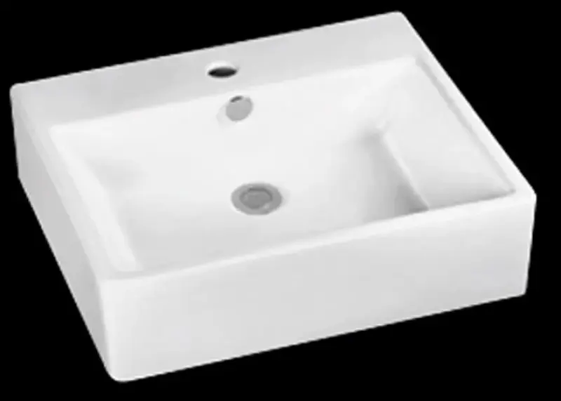 Blusani Cera keramische wastafel wit 53x41.5 cm BC204587