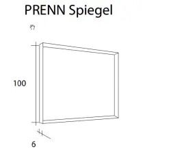 Flow Prenn badmeubelset massief hout WALNUTT B120xD44xH81 met solid surface wastafel PRENN PACK24