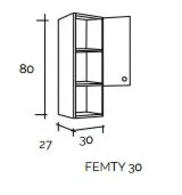 Flow Femty badmeubelset 31Hx46Dx100B cm distressed wood solid surface wastafel 14992