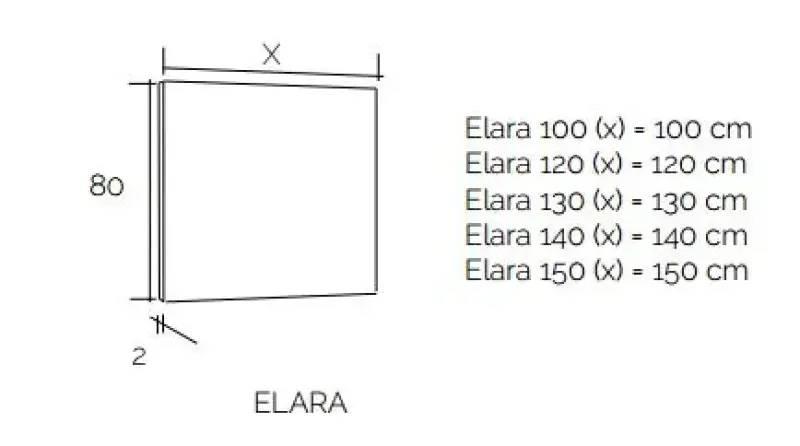 Flow elysée badmeubelset 52Hx46Dx140B cm american oak solid surface wastafel pack 24