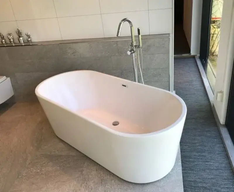 Aquadesign Monaco vrijstaand ligbad 178x80cm acryl wit BNG1786
