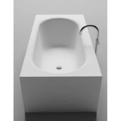 Riho Madrid vrijstaand ligbad 180x86x54 solid surface mat wit BS40005