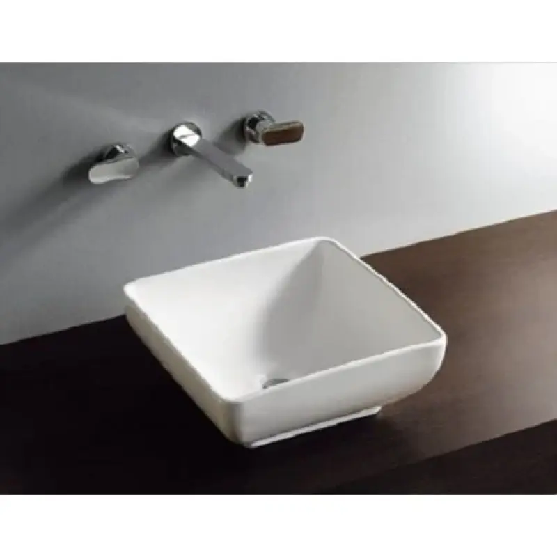 Blusani Cera Square wastafel 40x40x15cm wit BS204406