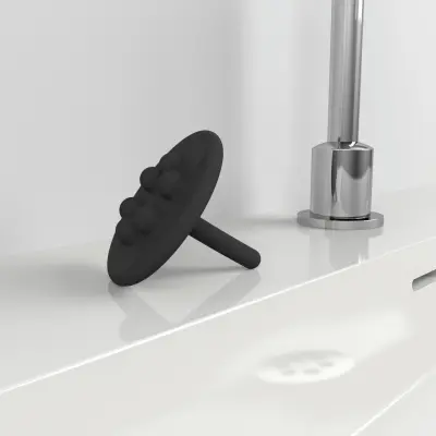 Clou Wash Me waterstop zwart siliconen