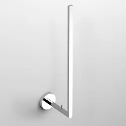 Clou Flat reserverolhouder t.b.v. 3 stuks chroom