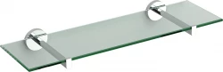 Clou Flat planchet chroom en helder glas