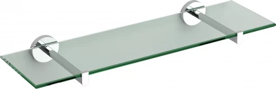 Clou Flat planchet chroom en helder glas