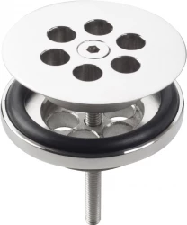Clou Wash Me plug t.b.v. siliconen waterstop chroom