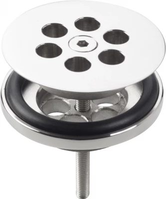 Clou Wash Me plug t.b.v. siliconen waterstop chroom