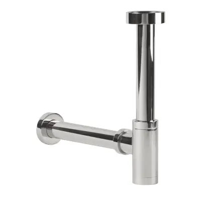 Clou Mini suk designsifon chroom speciaal voor fonteintjes