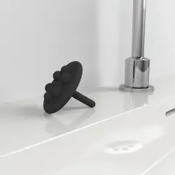 Clou Mini Wash Me waterstop zwart siliconen